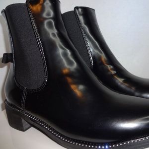 Mijili Chelsea Black Elastic Euroboots Size